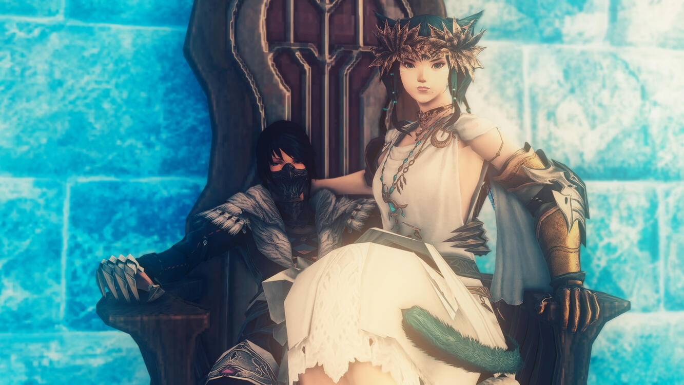 Menphina and her faithful hound Menphina and her faithful hound